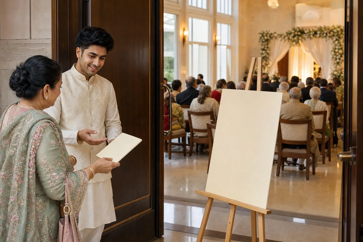 Unplugged Ceremony Rules: Polite Wording for a Religious Service
