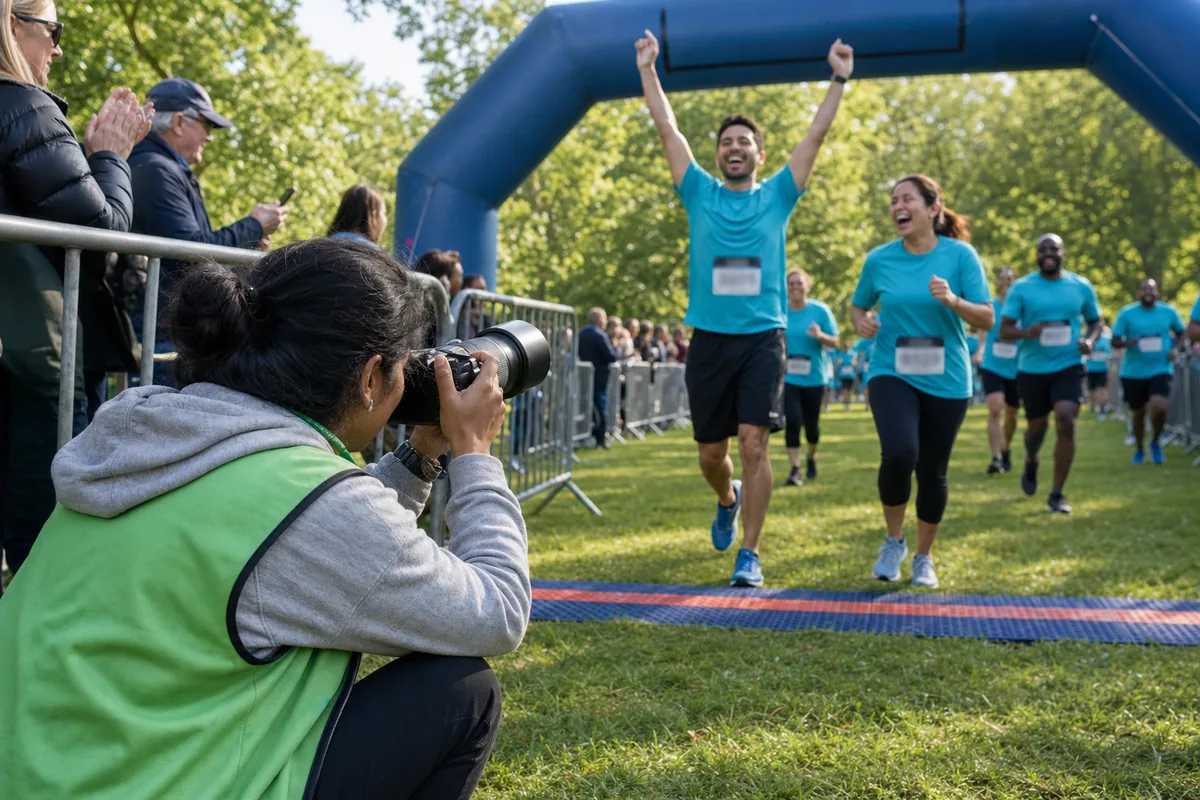 Managing Volunteer Photographers at a Charity Run: A Simple QC Guide